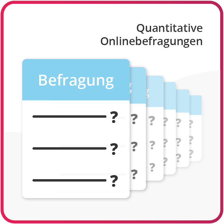 Quantitative Onlinebefragungen Grafik